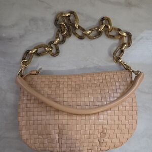 Senreve Chain Link Tan /Gold Bag Strap